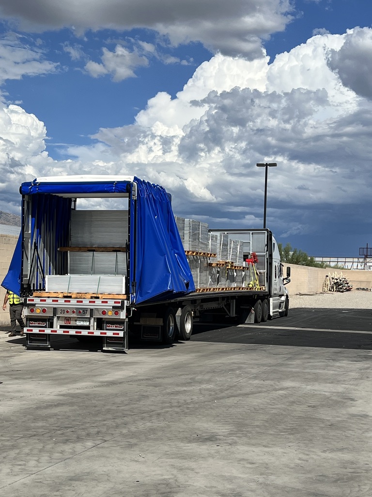 Material delivery for Arizona dual-site R&R project